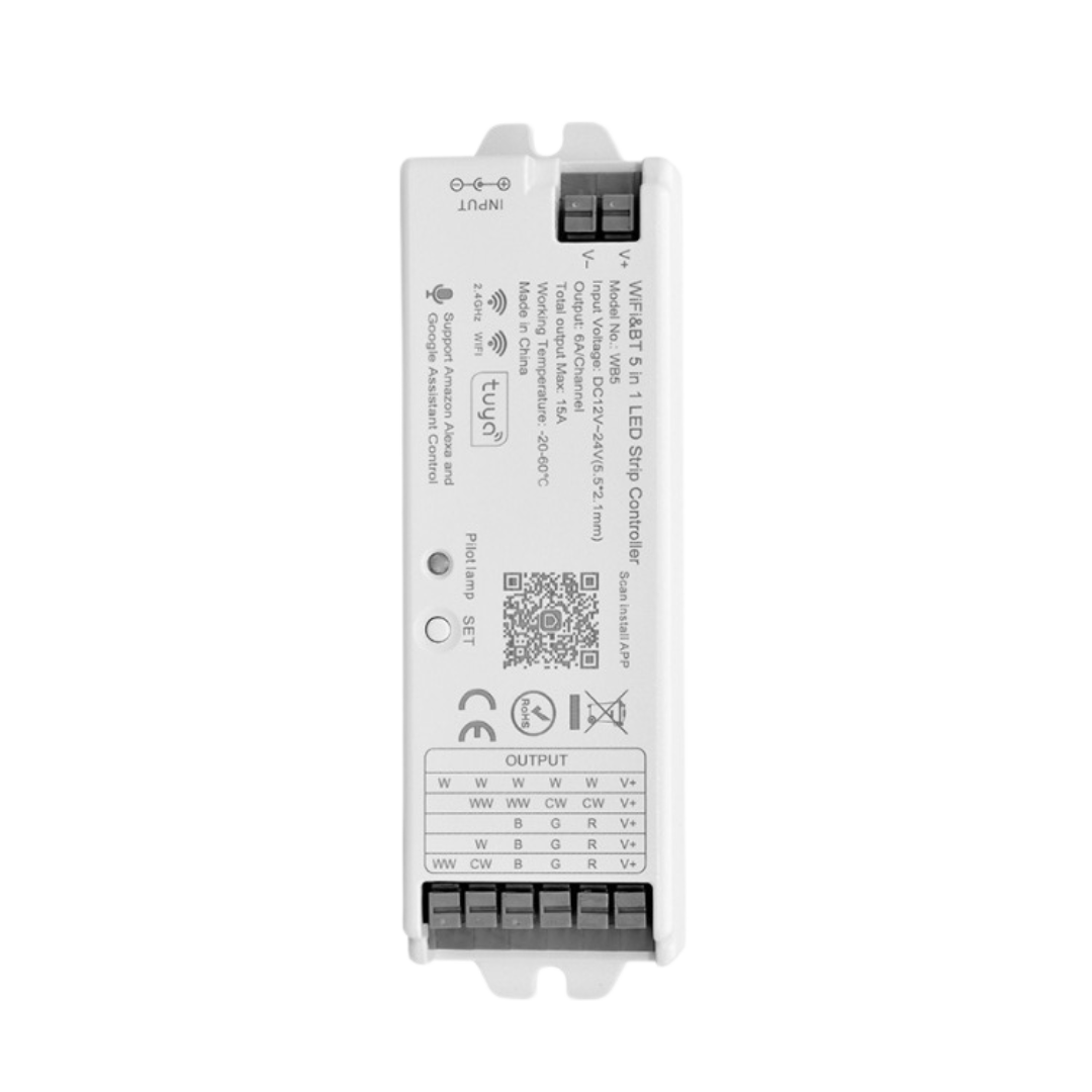 RGBWW 5 in 1 Strip Controller